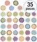 Carson Dellosa 36 Mini Flower Cutouts, Boho Flower Cutouts for Bulletin Board, Cork Board, White Board, Colorful Flowers Cutouts for Classroom, Arts & Crafts, Party, and Boho Classroom Décor